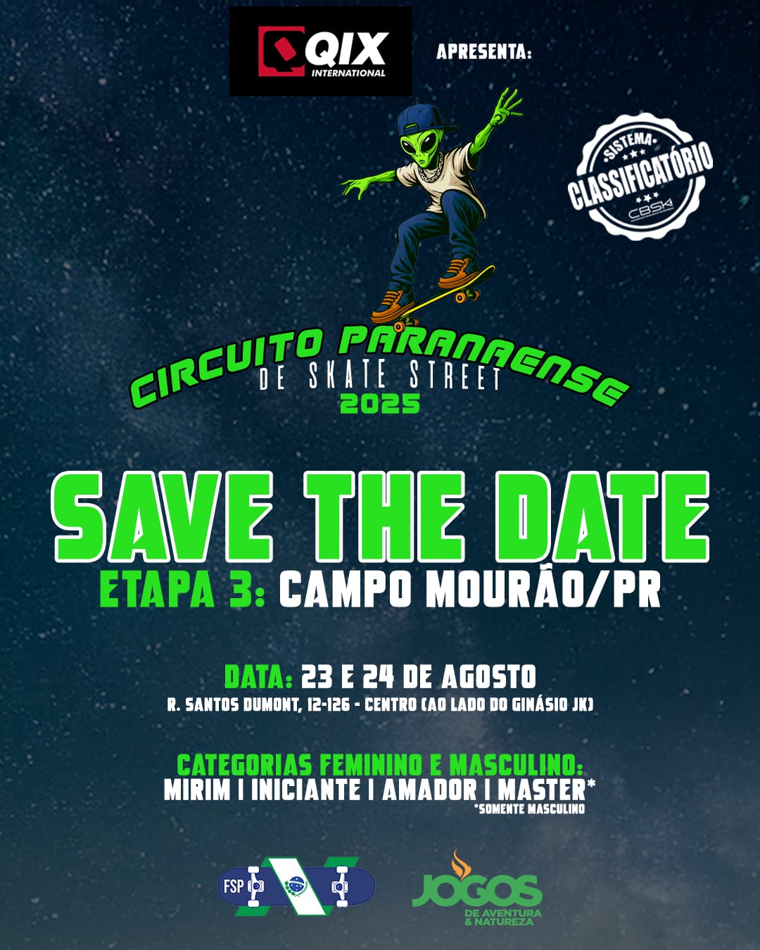 🚀👽🚨 De Paranaguá para Campo Mourão: o Circuito Paranaense de Skate acelera em velocidade interestelar! 🚨👽🚀